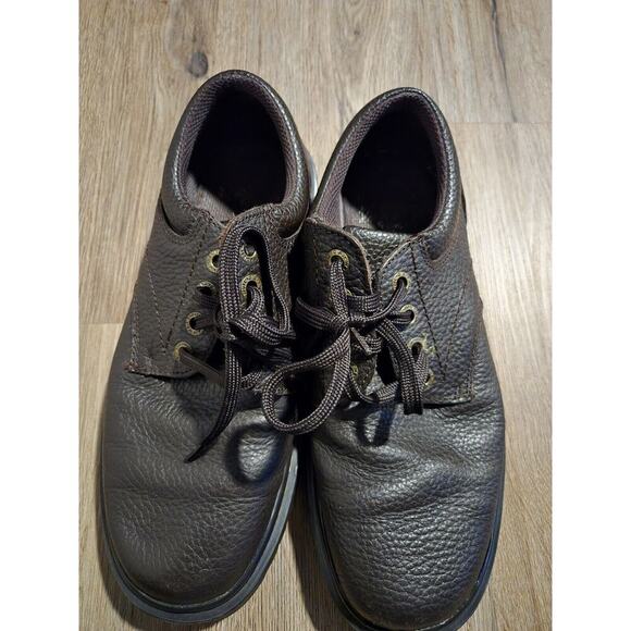 Dr Martens Ashfeld Shoes Mens 9 Brown Pebbled Leather Oxfords Casual Business - Picture 6 of 14